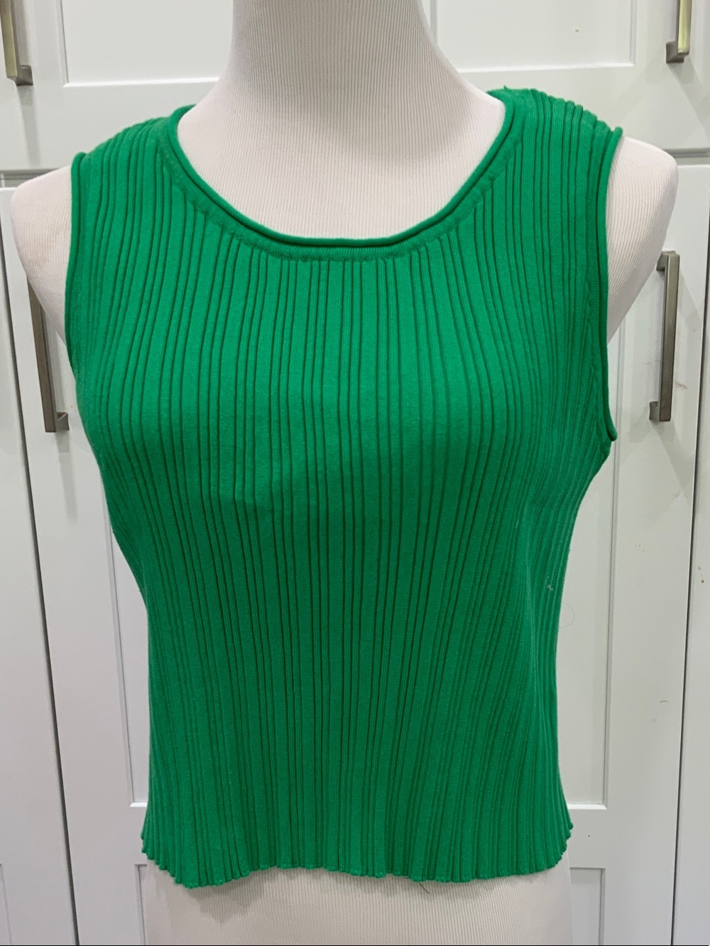 ASOS Bright Green Ribbed Sleeveless Tank